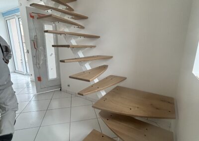 Détail d’un chantier artisanal Pinel