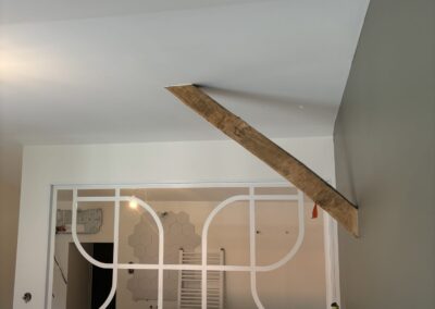 Travaux de plâtrerie sur chantier Pinel