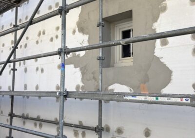 Travaux de plâtrerie sur murs intérieurs