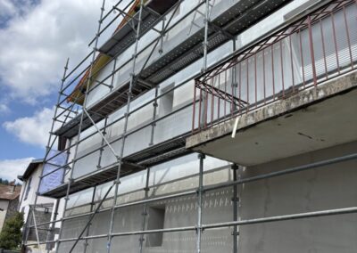 Application de peinture intérieure sur un chantier