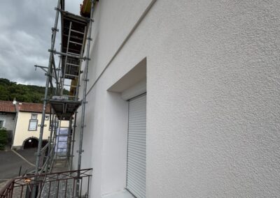 Travaux d’isolation sur un chantier de rénovation