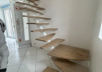 Détail d’un chantier artisanal Pinel