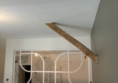 Travaux de plâtrerie sur chantier Pinel