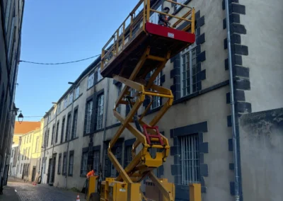Finition extérieure sur chantier Pinel