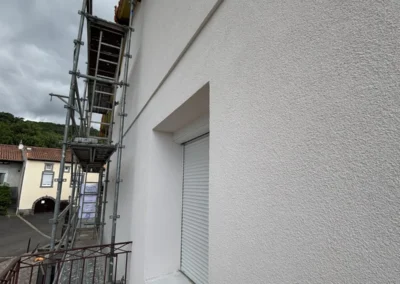 Travaux d’isolation sur un chantier de rénovation